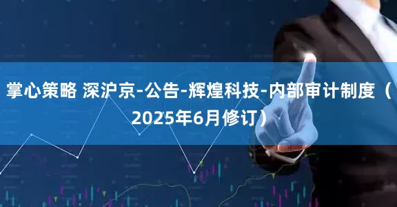 掌心策略 深沪京-公告-辉煌科技-内部审计制度（2025年6月修订）