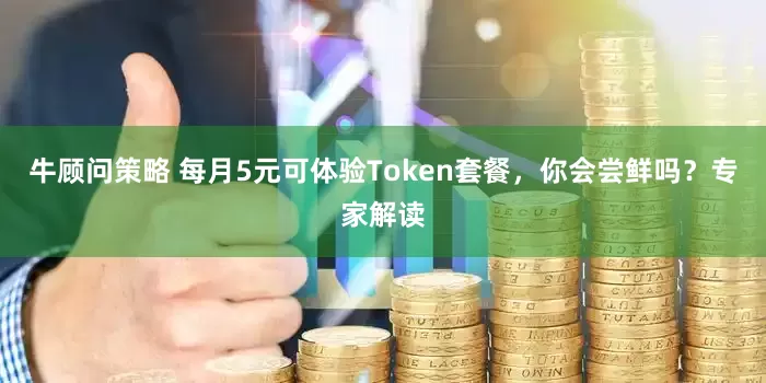 牛顾问策略 每月5元可体验Token套餐，你会尝鲜吗？专家解读